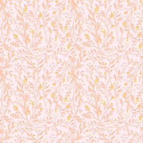 Tangled Soft Peach Gold and Periwinkle // small