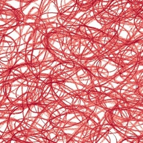 seamless crayon scribbles in cranberry red