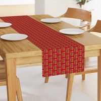 Shaggy Dog Rugs on Poppy Red