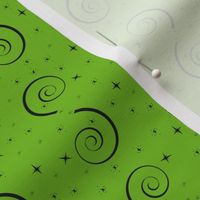 Halloween Magic Swirls-Green