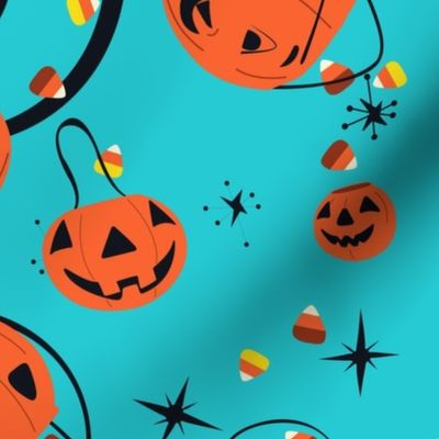 Halloween Magic Lg Scale-Turquoise