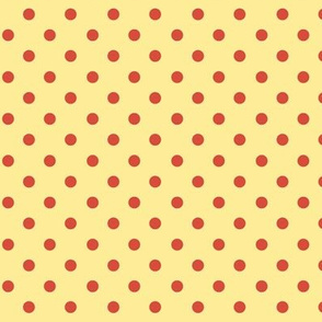Polka Dot Lucy's Red and Yellow (Tiny)