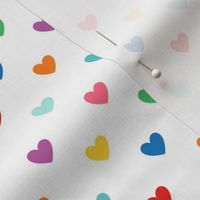 XL rainbow fun hearts