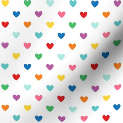 XL rainbow fun hearts