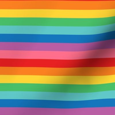 XL rainbow fun stripes no2 horizontal