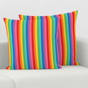 XL rainbow fun stripes no2 vertical