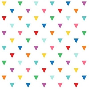XL rainbow fun triangles