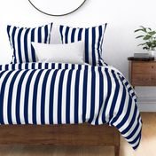 Big Navy Vertical Stripes