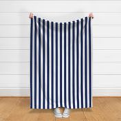 Big Navy Vertical Stripes