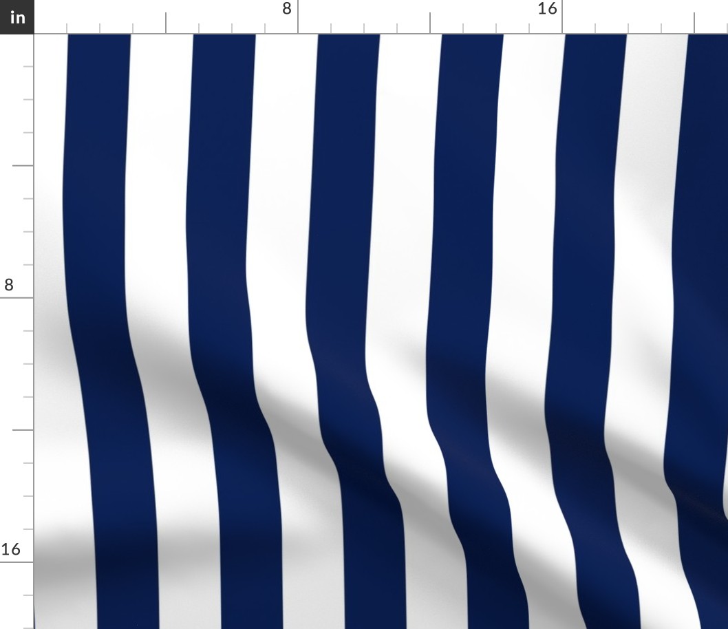 Big Navy Vertical Stripes