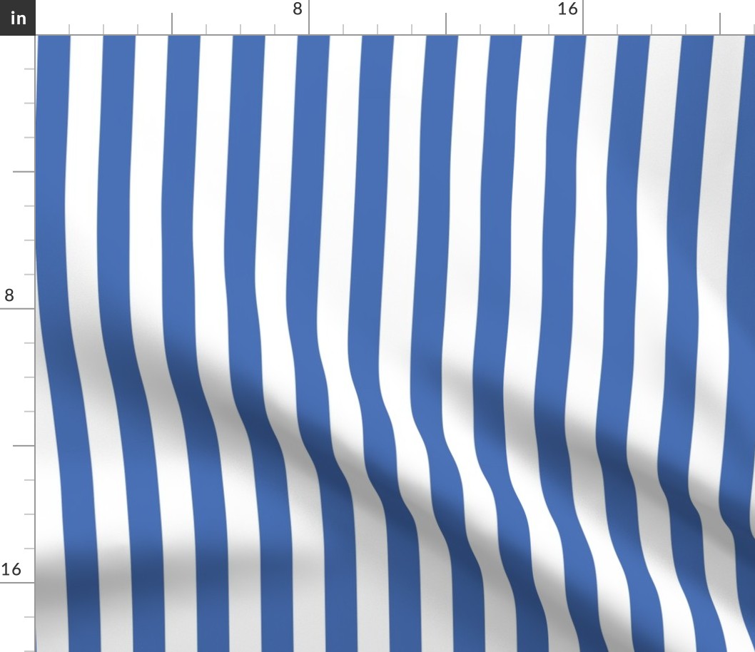 Blue Vertical Stripes