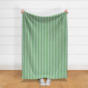 Green Vertical Stripes