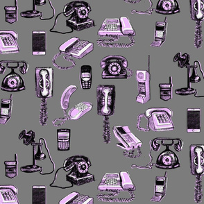 Phones phones phones grey and mauve