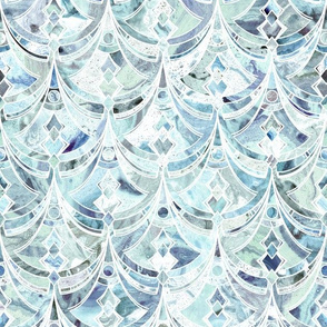 Ice and Diamonds Art Deco Pattern