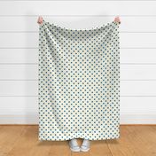 Polka Dot Lucy's Blue and Cream (Large)