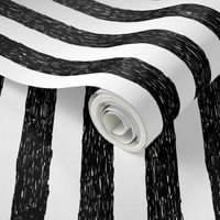 Burtons Vertical Stripes - black and white