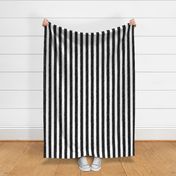 Burtons Vertical Stripes - black and white