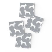 boston terrier grey fabric cute dog design best boston terrier silhouettes fabric cute dog silhouette fabric design