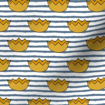 crowns || blue stripe