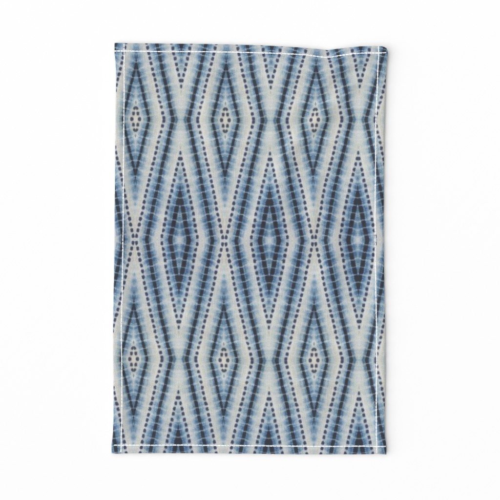 Shibori Diamond Blue