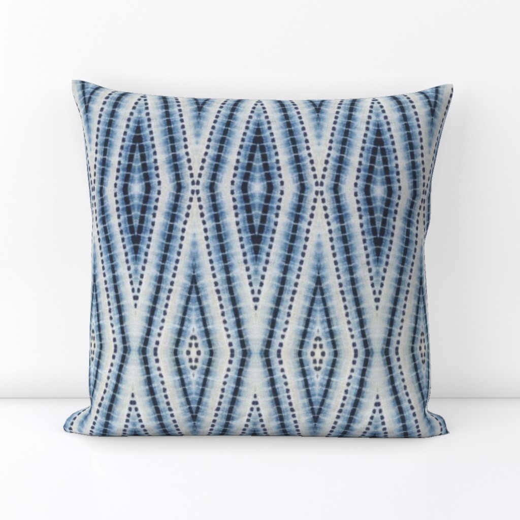 Shibori Diamond Blue