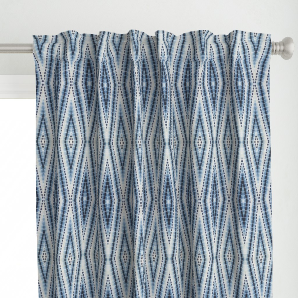 Shibori Diamond Blue