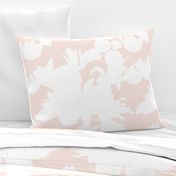 Mid Cenutry Modern Floral ~ Simple Pleasures ~ Arabesque and White 