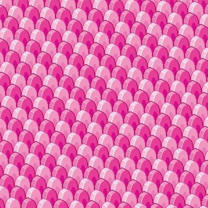 Pink Scales Fabric, Wallpaper and Home Decor
