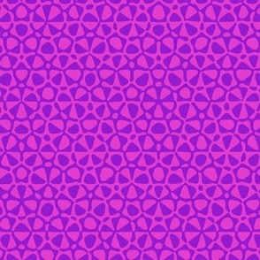 star quasicrystal - bright pink and purple