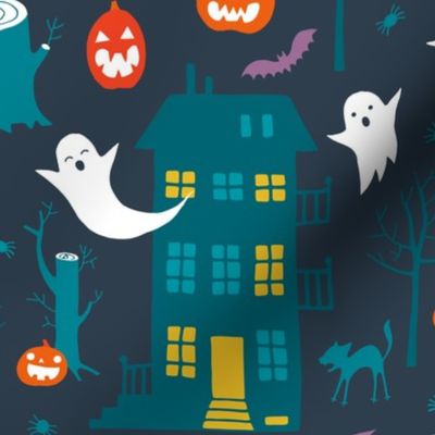 Haunted Halloween houses