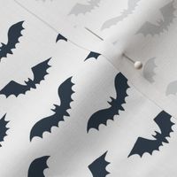 Halloween bats on white