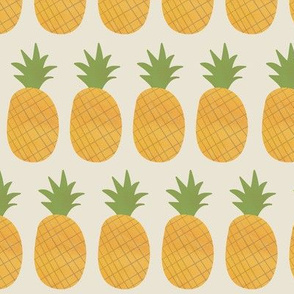 Watercolor Pineapples