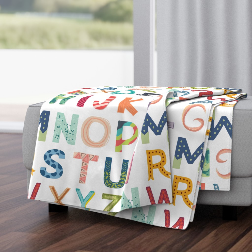 Alphabet blocks