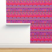 Peruvian Stripe Hot Pink