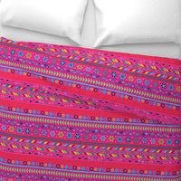 Peruvian Stripe Hot Pink