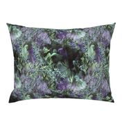DRSC3  - Surreal Antebellum Landscape in Purple - Lavender - Teal green  - Large 
