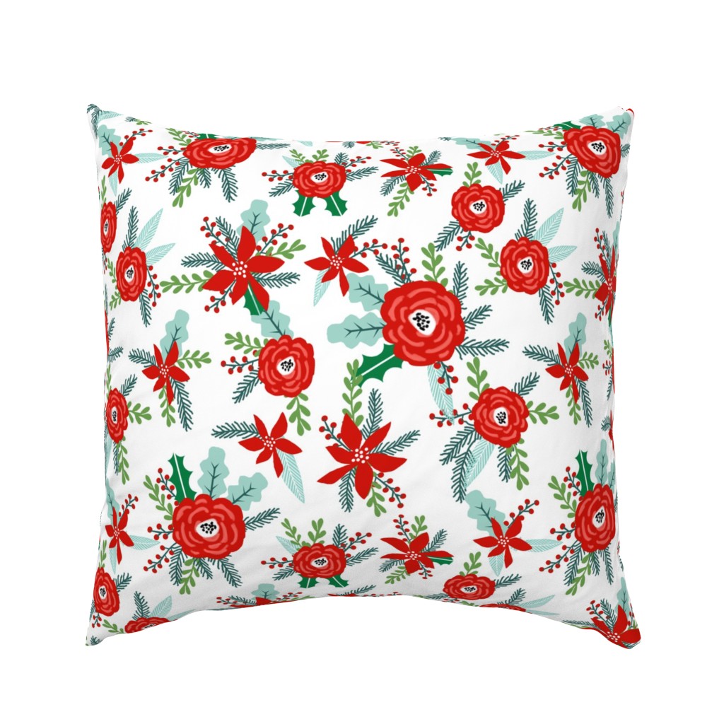 florals christmas floral poinsettia christmas flowers christmas holiday floral