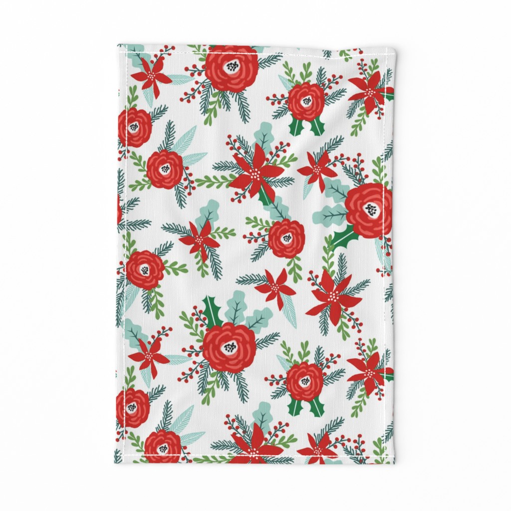 florals christmas floral poinsettia christmas flowers christmas holiday floral