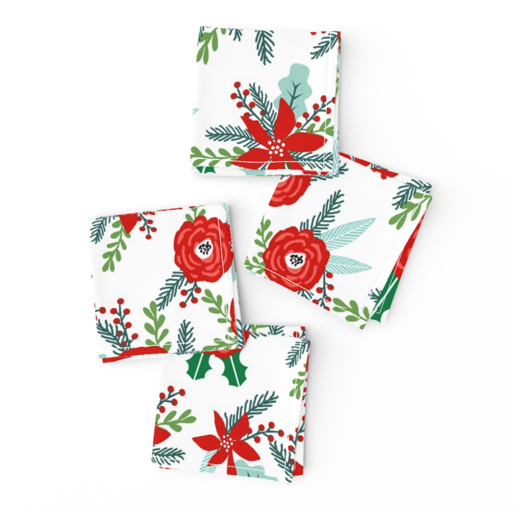 florals christmas floral poinsettia christmas flowers christmas holiday floral