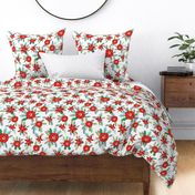 florals christmas floral poinsettia christmas flowers christmas holiday floral