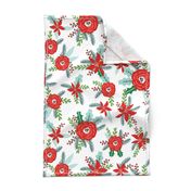 florals christmas floral poinsettia christmas flowers christmas holiday floral