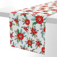 florals christmas floral poinsettia christmas flowers christmas holiday floral