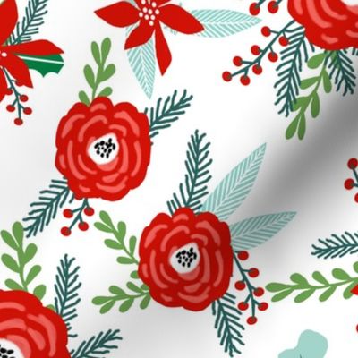 florals christmas floral poinsettia christmas flowers christmas holiday floral