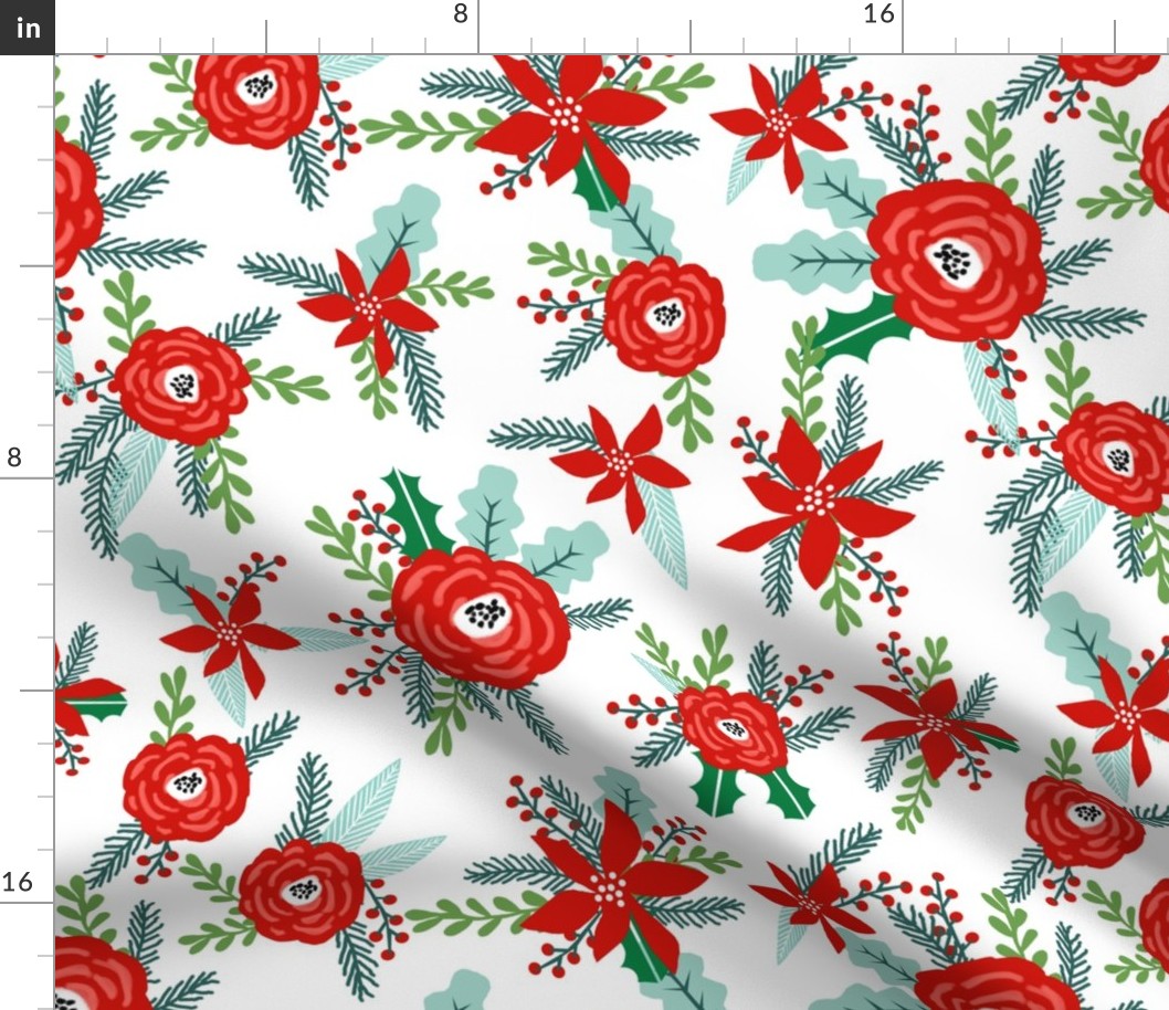 florals christmas floral poinsettia christmas flowers christmas holiday floral