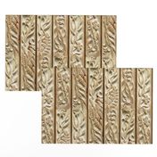 Floral Wood Carving Stripe