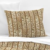 Floral Wood Carving Stripe