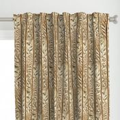 Floral Wood Carving Stripe