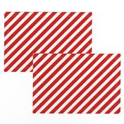 red and white candy stripes red diagonal stripe xmas holiday christmas red and white stripes