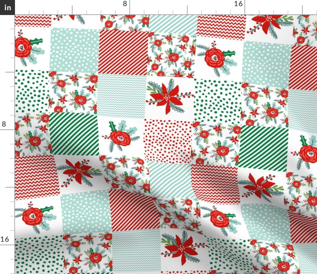 christmas cheater quilt crib blanket crib sheet baby christmas first christmas patchwork christmas patchwork design wholecloth quilt top