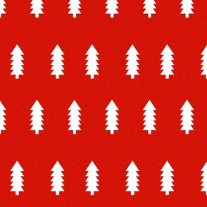 red tree christmas fir tree holiday xmas christmas fabric